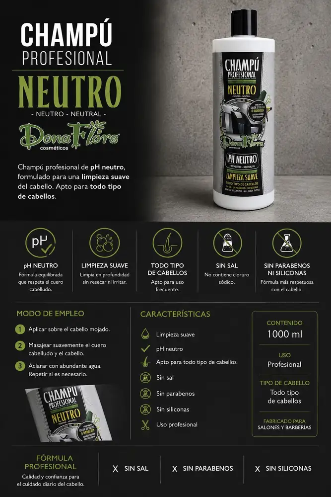 Ficha de Doña Flora Champú Neutro