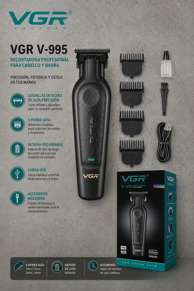 Ficha de VGR V-995 Recortadora