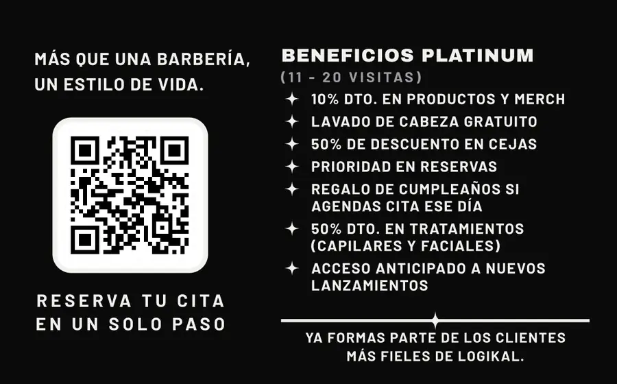Tarjeta Platinum — reverso